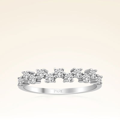 0,40 Karat Yarımtur Pırlanta Yüzük - Pare Pırlanta