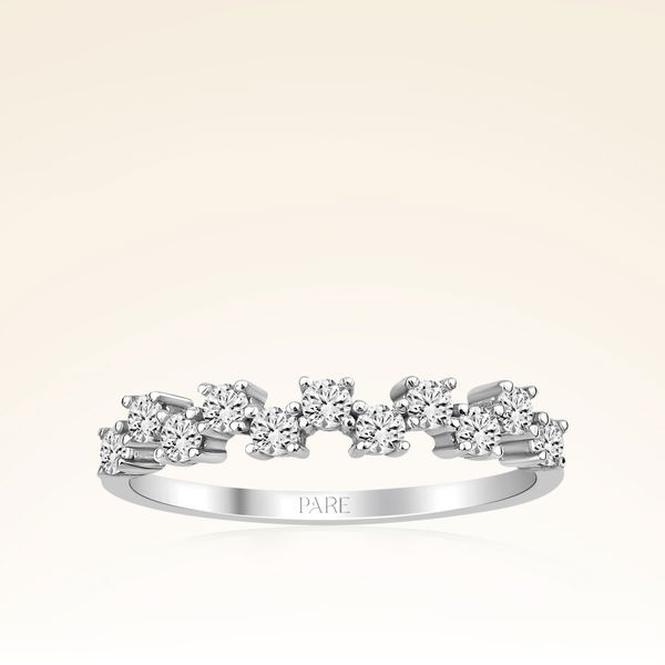 0,40 Karat Yarımtur Pırlanta Yüzük - Pare Pırlanta