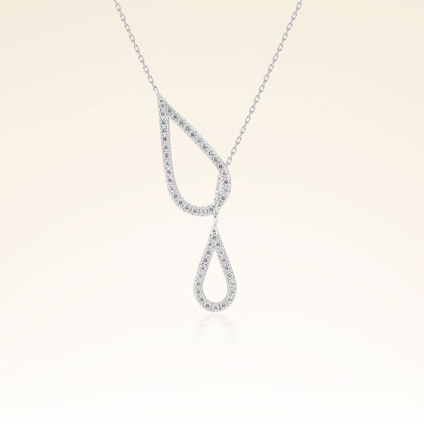 0,41 Karat Fantezi Pırlanta Kolye - Pare Pırlanta