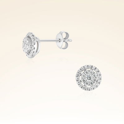 0,41 Karat Fantezi Pırlanta Küpe - Pare Pırlanta