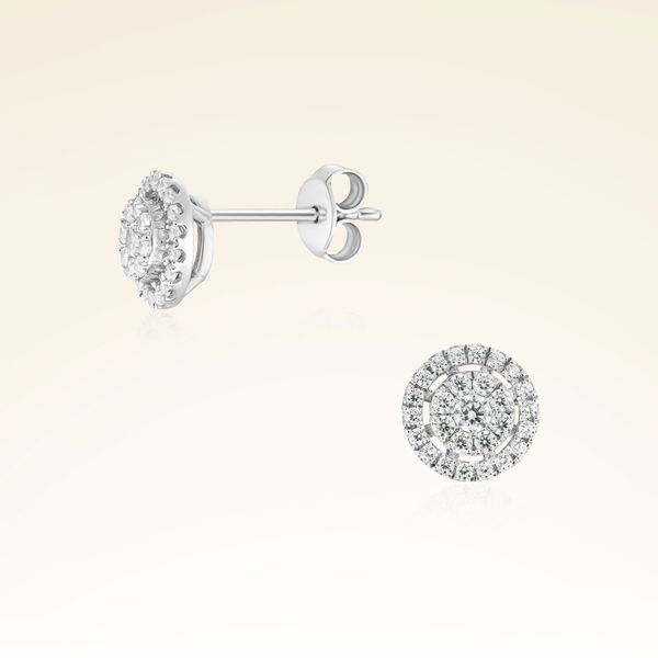 0,41 Karat Fantezi Pırlanta Küpe - Pare Pırlanta