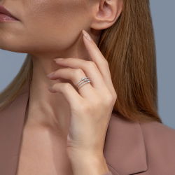 0,41 Karat Fantezi Pırlanta Yüzük - PR00639 - 3
