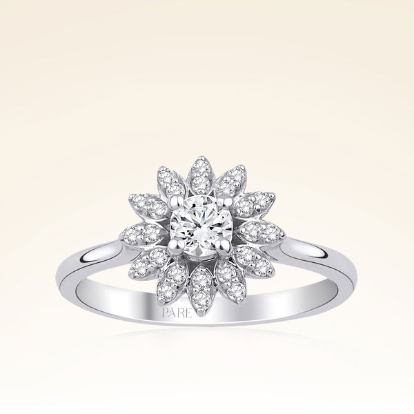  0,42 Karat Fantezi Pırlanta Yüzük - Pare Pırlanta