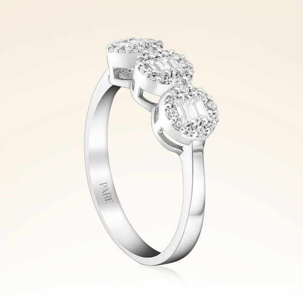 0,43 Karat Baget Pırlanta Yüzük - Pare Pırlanta