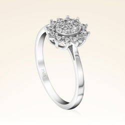 0,43 Karat Fantezi Pırlanta Yüzük - 2