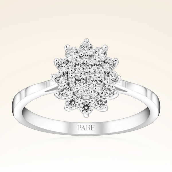 0,43 Karat Fantezi Pırlanta Yüzük - Pare Pırlanta