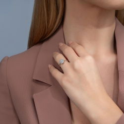 0,43 Karat Fantezi Pırlanta Yüzük - 3