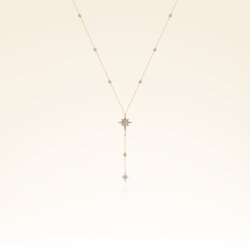 0,43 Karat Pırlantalı Yıldız Trend Kolye - 1