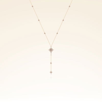 0,43 Karat Pırlantalı Yıldız Trend Kolye - Pare Pırlanta