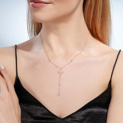 0,43 Karat Pırlantalı Yıldız Trend Kolye - 2