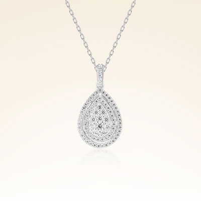 0,44 Karat Fantezi Pırlanta Kolye - Pare Pırlanta