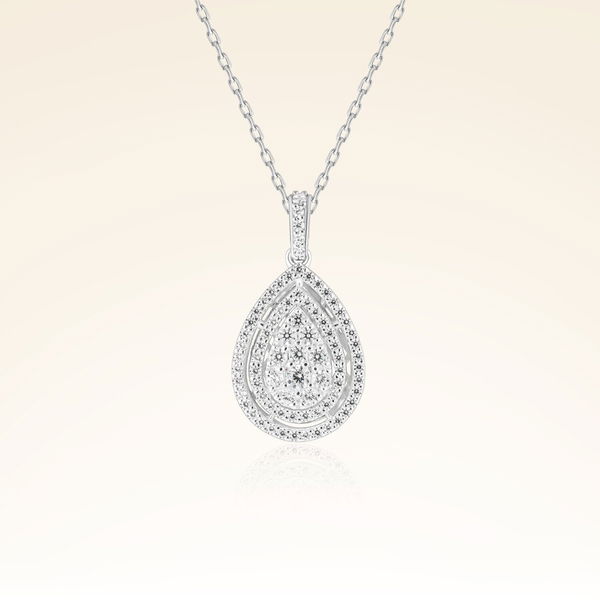 0,44 Karat Fantezi Pırlanta Kolye - Pare Pırlanta