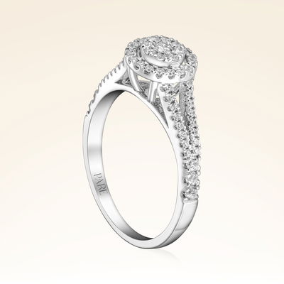 0,44 Karat Fantezi Pırlanta Yüzük - Pare Pırlanta