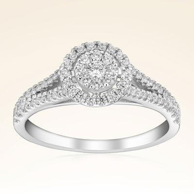 0,44 Karat Fantezi Pırlanta Yüzük - Pare Pırlanta