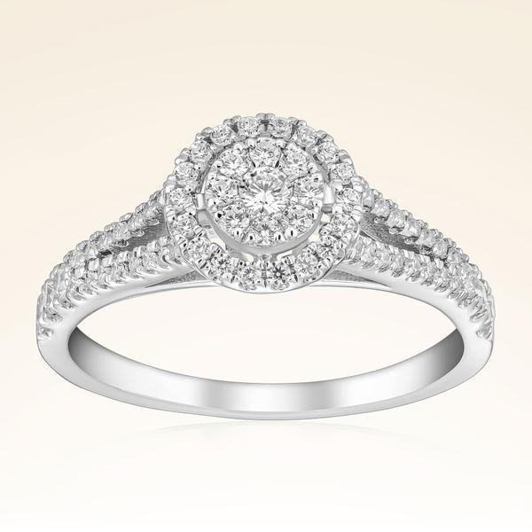 0,44 Karat Fantezi Pırlanta Yüzük - Pare Pırlanta