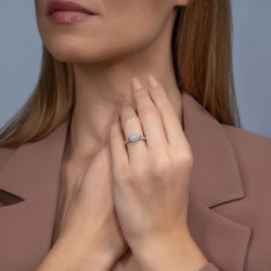 0,44 Karat Fantezi Pırlanta Yüzük - PR00561 - 3