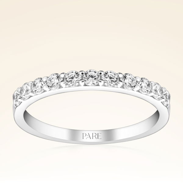 0,44 Karat Yarımtur Pırlanta Yüzük - Pare Pırlanta