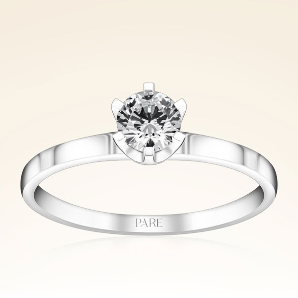 0,45 Karat Tektaş Pırlanta Yüzük - Pare Pırlanta