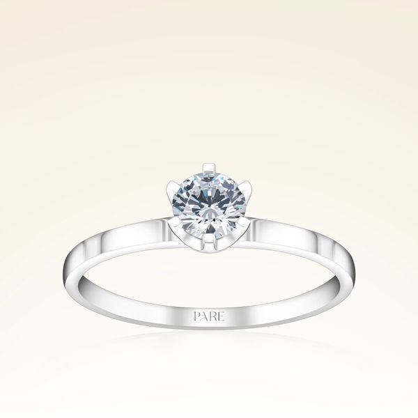 0,45 Karat Tektaş Pırlanta Yüzük - Pare Pırlanta