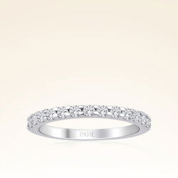 0,45 Karat Yarımtur Pırlanta Yüzük - 1