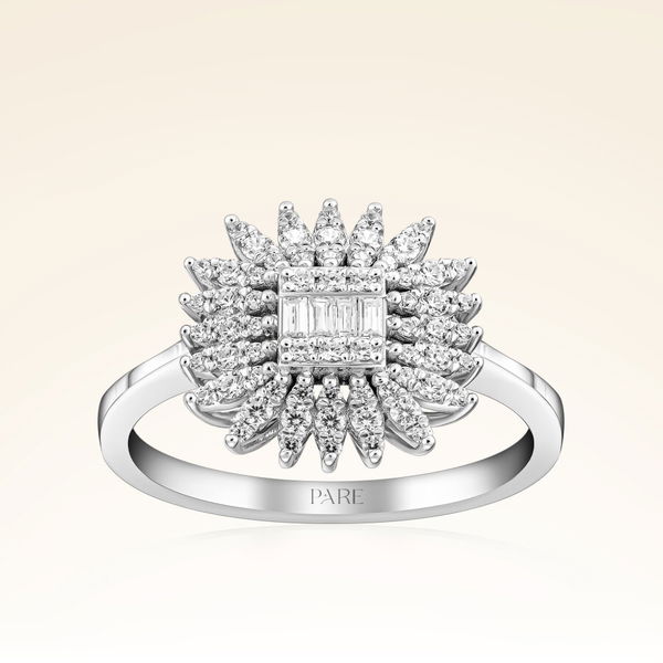 0,46 Karat Baget Pırlanta Yüzük - Pare Pırlanta