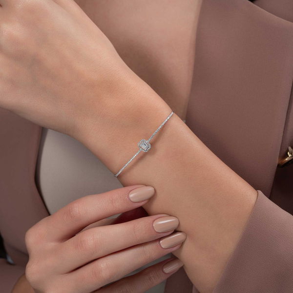 0,47 Karat Baget Pırlanta Bileklik - Pare Pırlanta