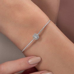 0,47 Karat Baget Pırlanta Bileklik - PR00434 - 3