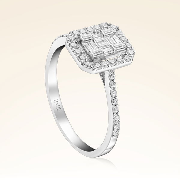 0,47 Karat Baget Pırlanta Yüzük - Pare Pırlanta