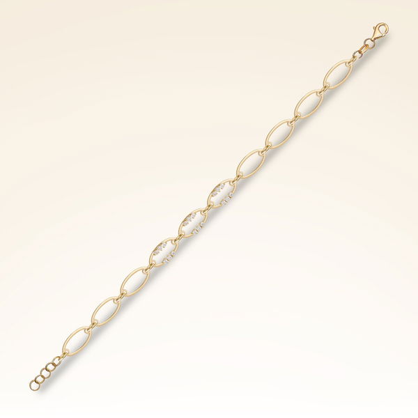 0,47 Karat Pırlantalı Trend Bileklik - Pare Pırlanta