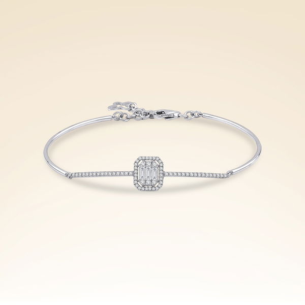 0,48 Karat Baget Pırlanta Bileklik - Pare Pırlanta