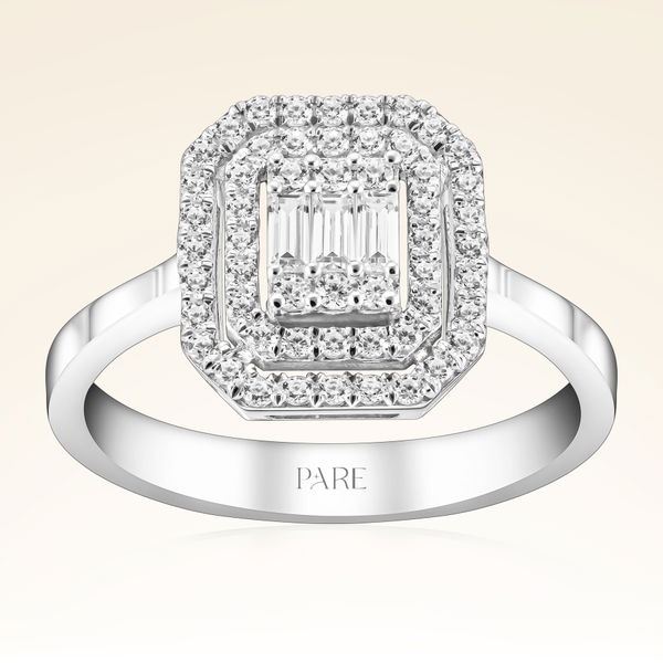 0,48 Karat Baget Pırlanta Yüzük - Pare Pırlanta