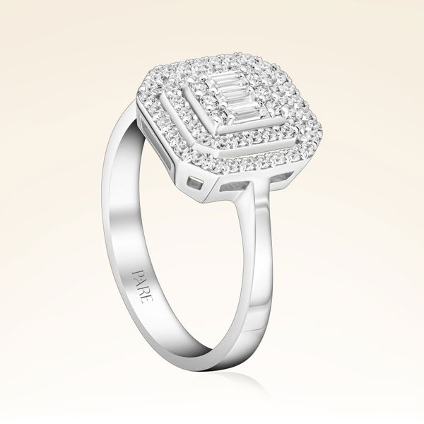 0,48 Karat Baget Pırlanta Yüzük - Pare Pırlanta