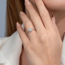 0,49 Karat Fantezi Pırlanta Yüzük - PR00354 - 4