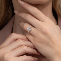 0,49 Karat Fantezi Pırlanta Yüzük - PR00335 - 5