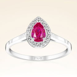 0,49 Karat Yakut Pırlanta Yüzük - PR00623 - 1