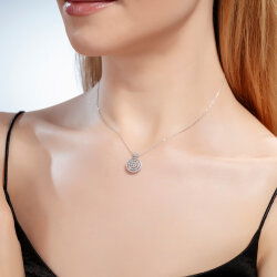 0,50 Karat Pırlanta Fantezi Kolye - 2