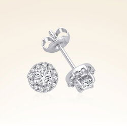 0,50 Karat Pırlanta Fantezi Küpe - 1