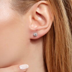 0,50 Karat Pırlanta Fantezi Küpe - 2