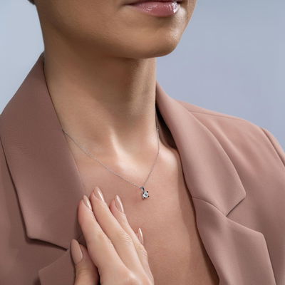 0,50 Karat Tektaş Pırlanta Kolye - Pare Pırlanta