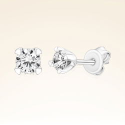 0,50 Karat Tektaş Pırlanta Küpe - PR00447 - 1