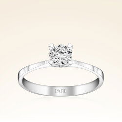 0,50 Karat Tektaş Pırlanta Yüzük - 1