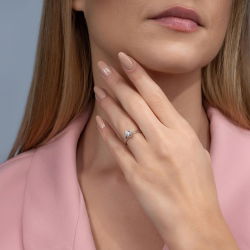 0,50 Karat Tektaş Pırlanta Yüzük - PR00863 - 4