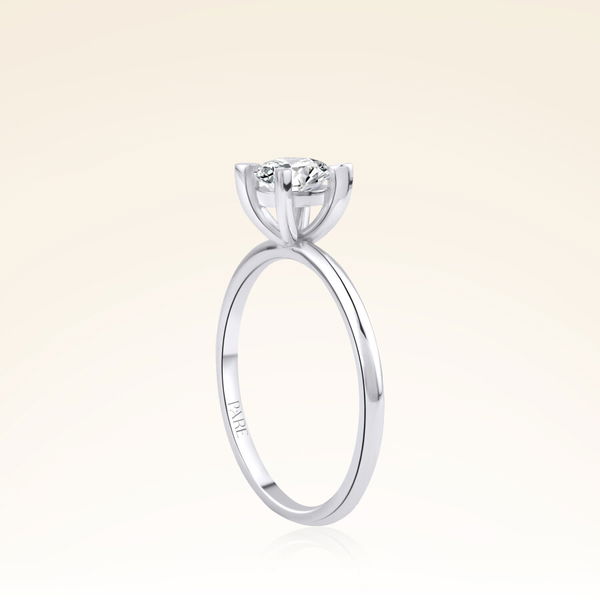 G Renk 0,50 Karat GIA Sertifikalı Tektaş Pırlanta Yüzük - Pare Pırlanta