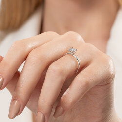 0,50 Karat Tektaş Pırlanta Yüzük - PR01361-H40 - 6