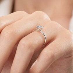 0,50 Karat Tektaş Pırlanta Yüzük - PR01361-H40 - 7