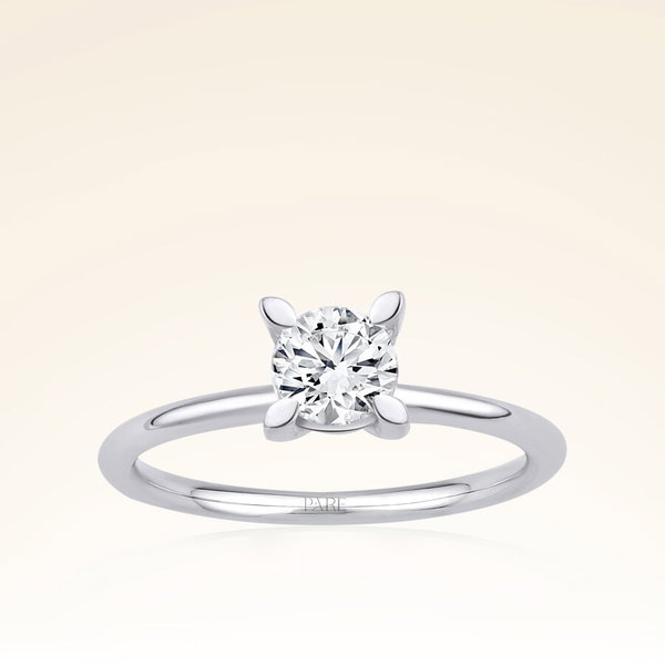 G Renk 0,50 Karat HRD Sertifikalı Tektaş Pırlanta Yüzük - Pare Pırlanta