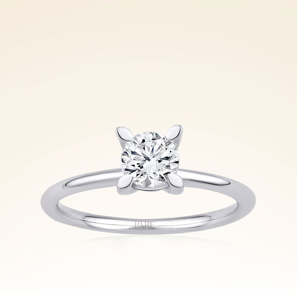 G Renk 0,50 Karat HRD Sertifikalı Tektaş Pırlanta Yüzük - Pare Pırlanta