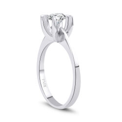 0,50 Karat Tektaş Pırlanta Yüzük - PR01372-H40 - 2