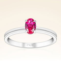 0,50 Karat Yakut Pırlanta Yüzük - PR00634 - 1