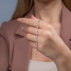 0,51 Karat Fantezi Pırlanta Bileklik - PR00760 - 5